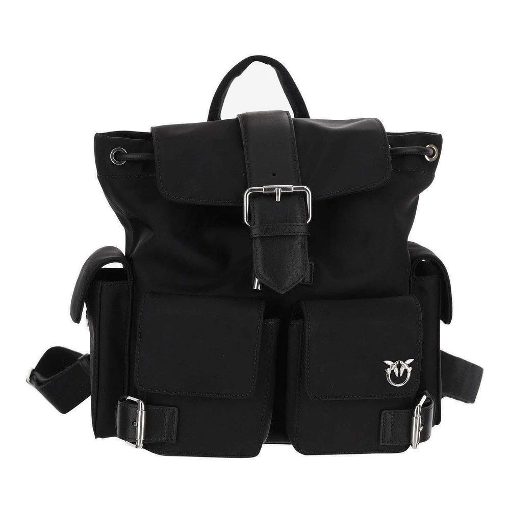 PINKO Pinko Logo Plaque Multi-Pocket Backpack 1