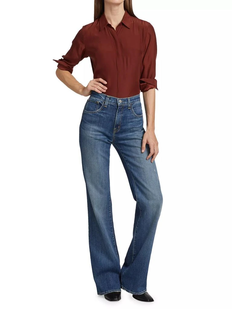 Nili Lotan Celia Bootcut Jeans 2