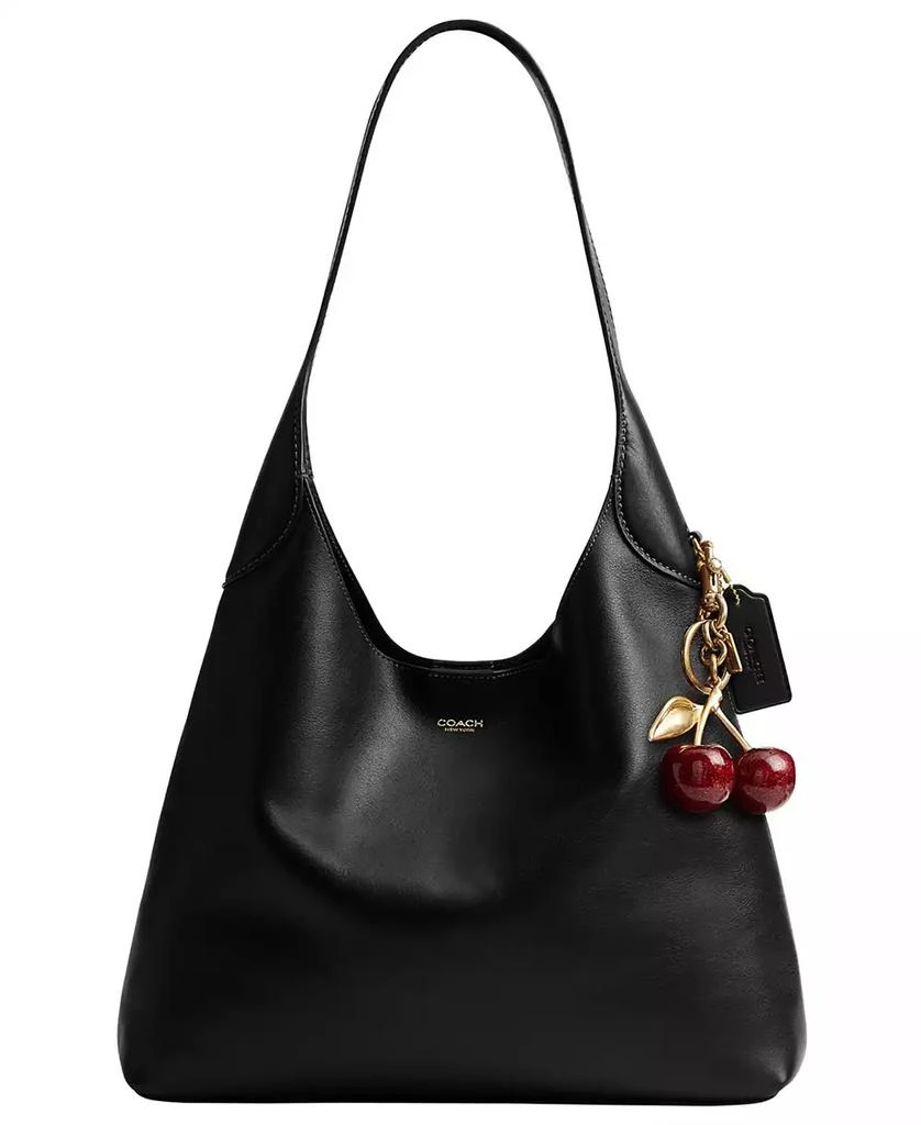 Coach Brooklyn Large Leather Shoulder Bag 34 5