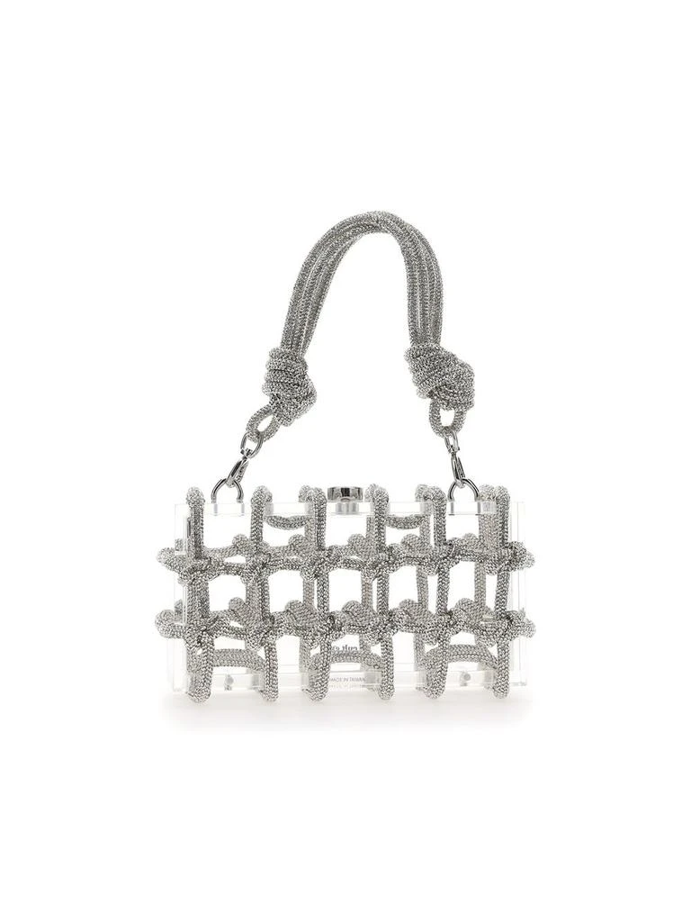 Cult Gaia Cult Gaia Bess Rhinestone Embellished Rope Tote Bag 1