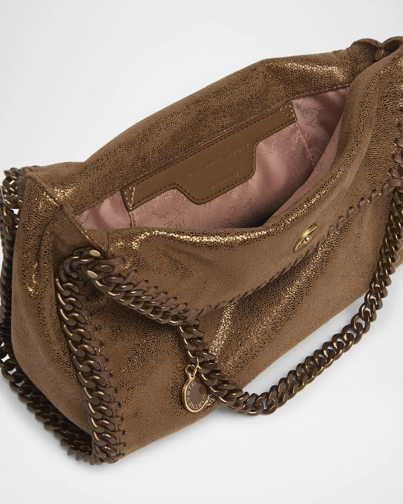 Stella McCartney Mini Falabella Eco Shiny Dotted Chamois Bag with Tonal Chain 4