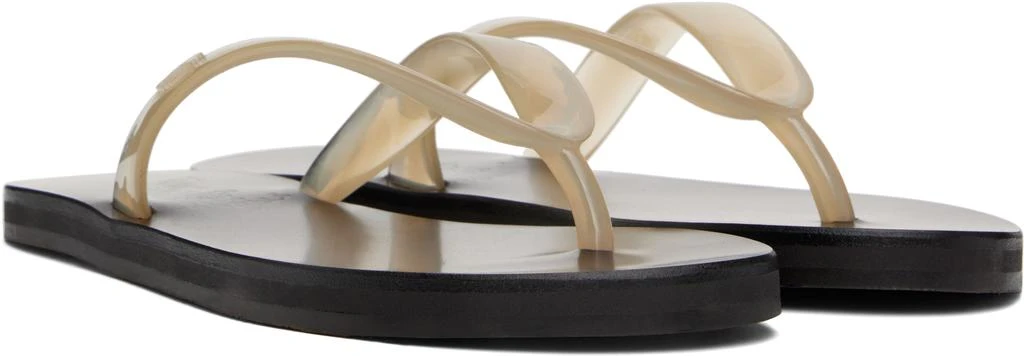 ANCIENT GREEK SANDALS Off-White Saionara Jelly Flip-Flops 4