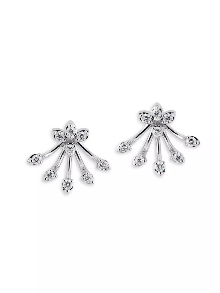 HUEB Luminus 18K White Gold & Diamond Earrings