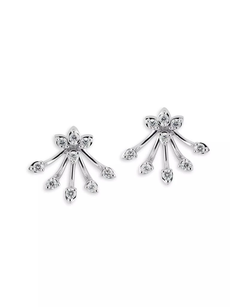 HUEB Luminus 18K White Gold & Diamond Earrings 1