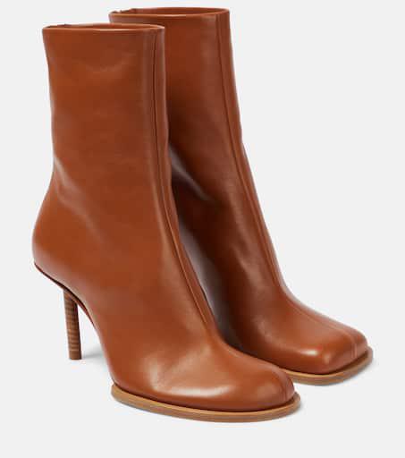 ロングブーツ JACQUEMUS Les Bottes Bisou Les Bottes Bisou leather knee-high boots in black