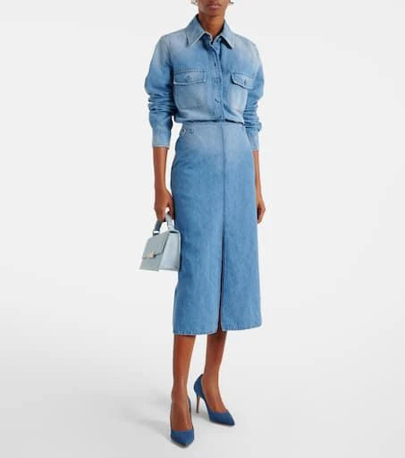 Gianvito Rossi Gianvito 85 denim pumps 3