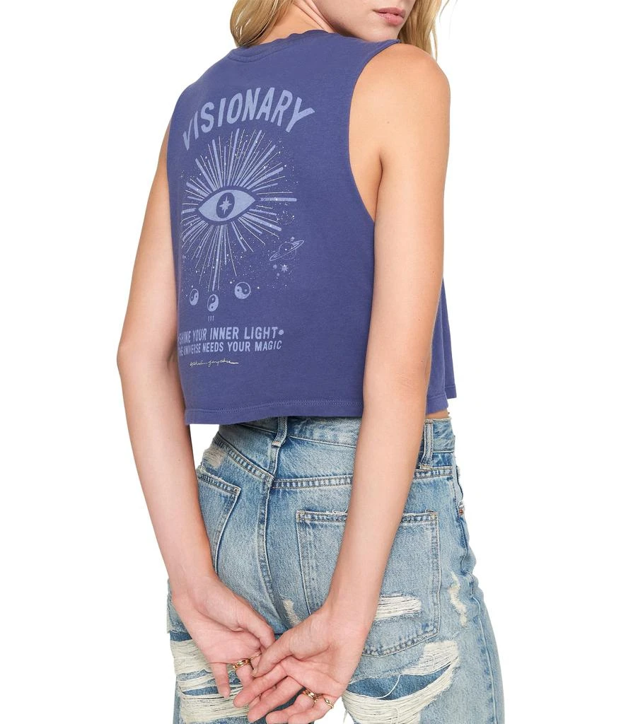 Spiritual Gangster Visionary Eye Callie Crop Tank 2