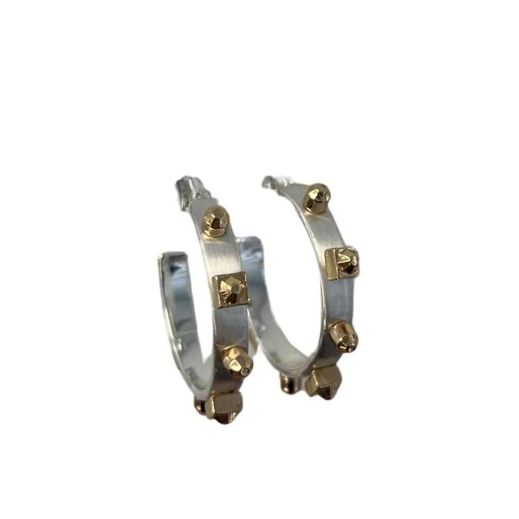 SMITH
CO Smith
Co - Women
s Mixed Metal Hoop Earring