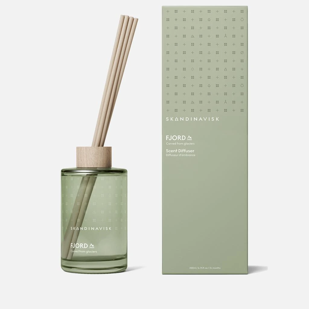 SKANDINAVISK Clear Glass Reed Diffuser - Fjord - 200ml 3