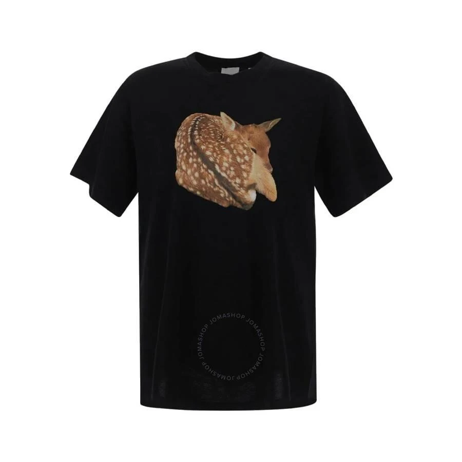 Burberry Fawn Printed Crewneck T-Shirt 1
