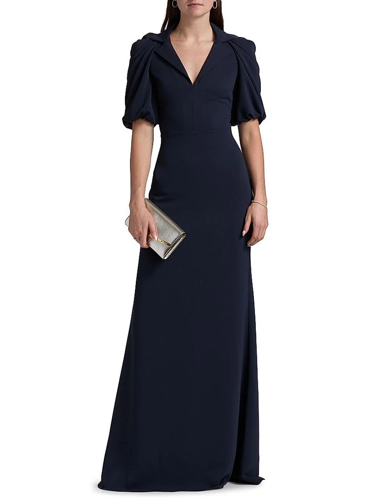 formal badgley mischka dress Badgley Mischka Ruched One-Shoulder Evening Gown EG4249