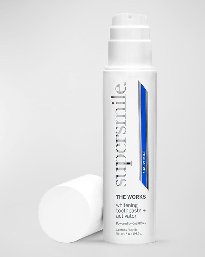 Supersmile The Works Whitening Toothpaste + Activator, 7 oz.