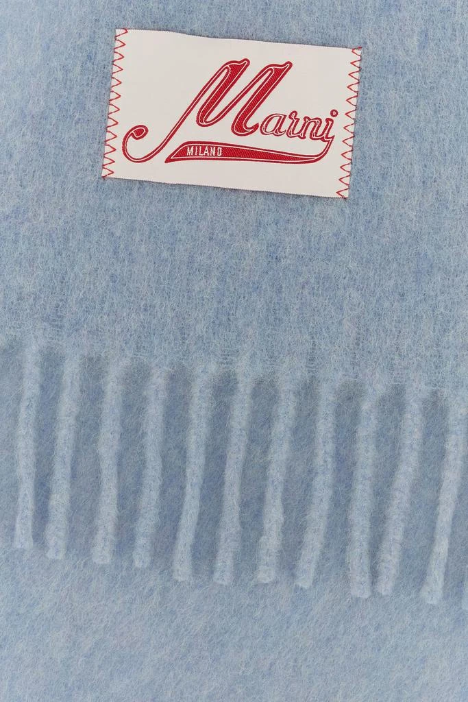 Marni Powder blue alpaca blend scarf 1