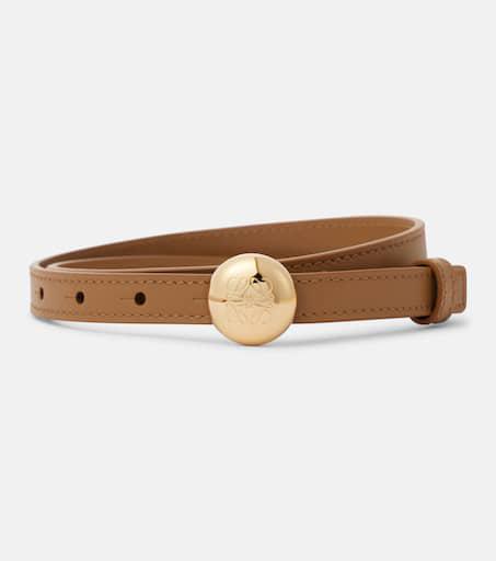 【Loewe】 Pebble Anagram leather belt Loewe Pebble Anagram leather belt - Belts - Compare Prices