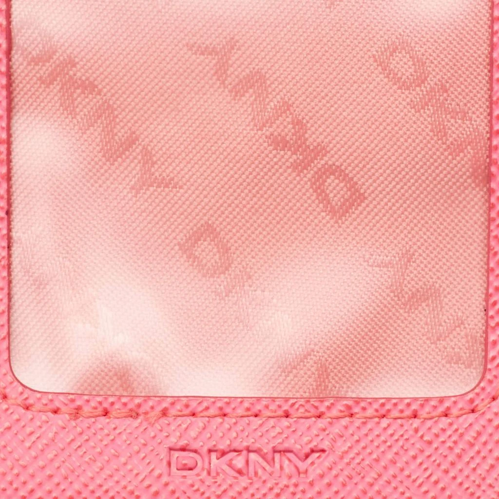 DKNY Dkny Orang/Pink Leather French Flap Wallet 10