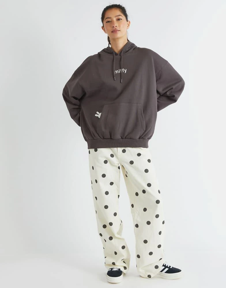 Skinnydip Skinnydip london miffy kite hoodie in grey 4