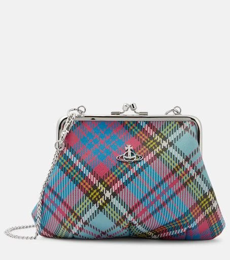 Vivienne Westwood Granny Frame tartan clutch 1