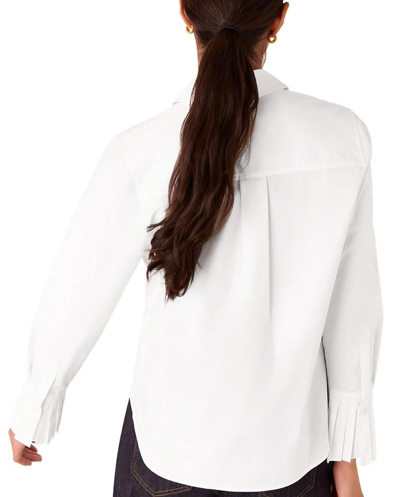 Whistles Marcy Pleated Cuff Shirt 3