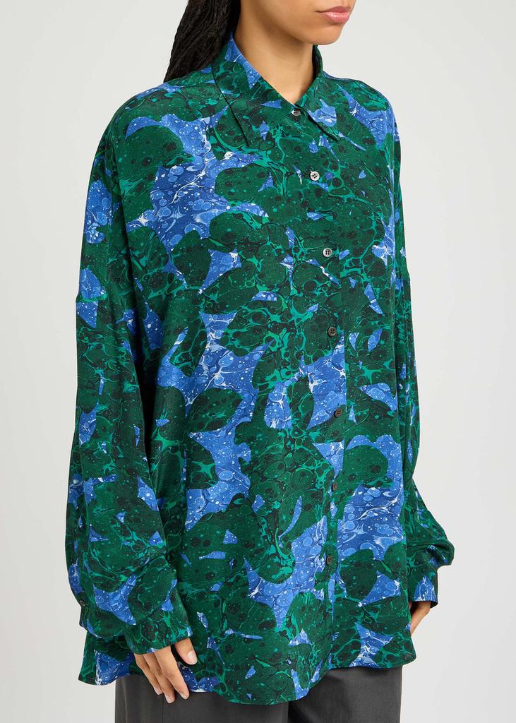 Dries Van Noten Casia printed silk shirt