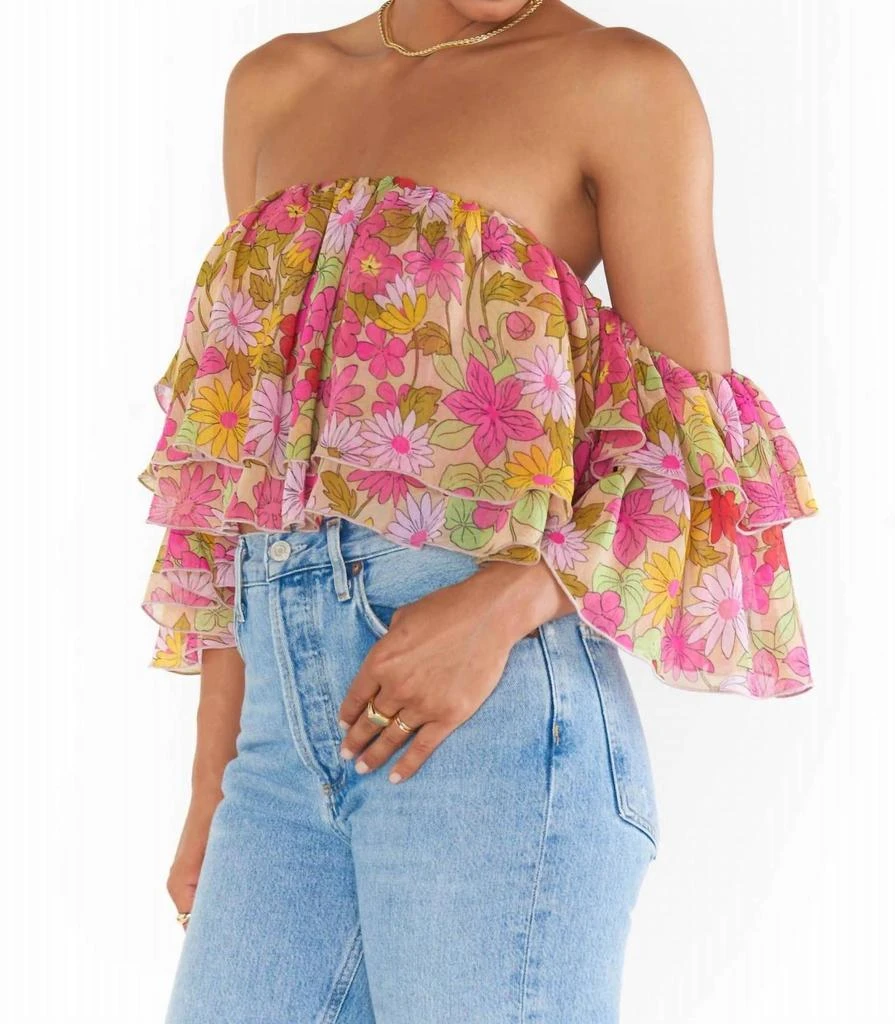 Show Me Your Mumu Rossella Floral Top In Carnaby Floral 2