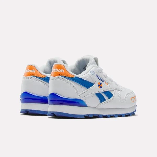 Reebok Reebok x Blippi Classic Leather Step 'N' Flash Shoes - Toddler 4