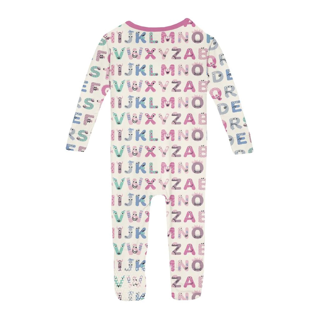 KicKee Pants Print Convertible Sleeper with Zipper (Infant) 2