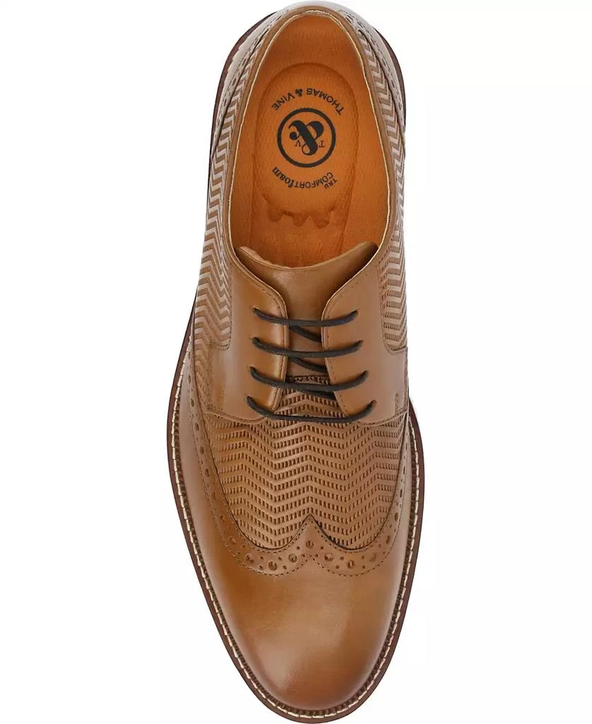 Thomas & Vine Men's Baxter Tru Comfort Foam Wingtip Lace-Up Derby Shoes 4