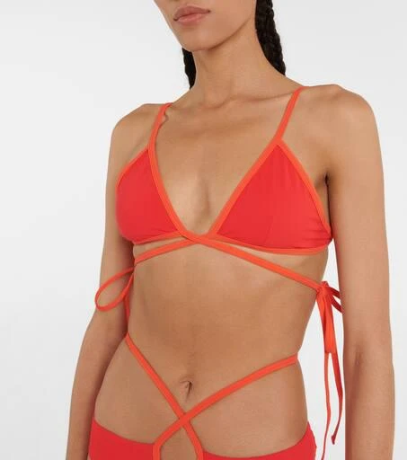 Christopher Esber Wraparound triangle bikini top 4