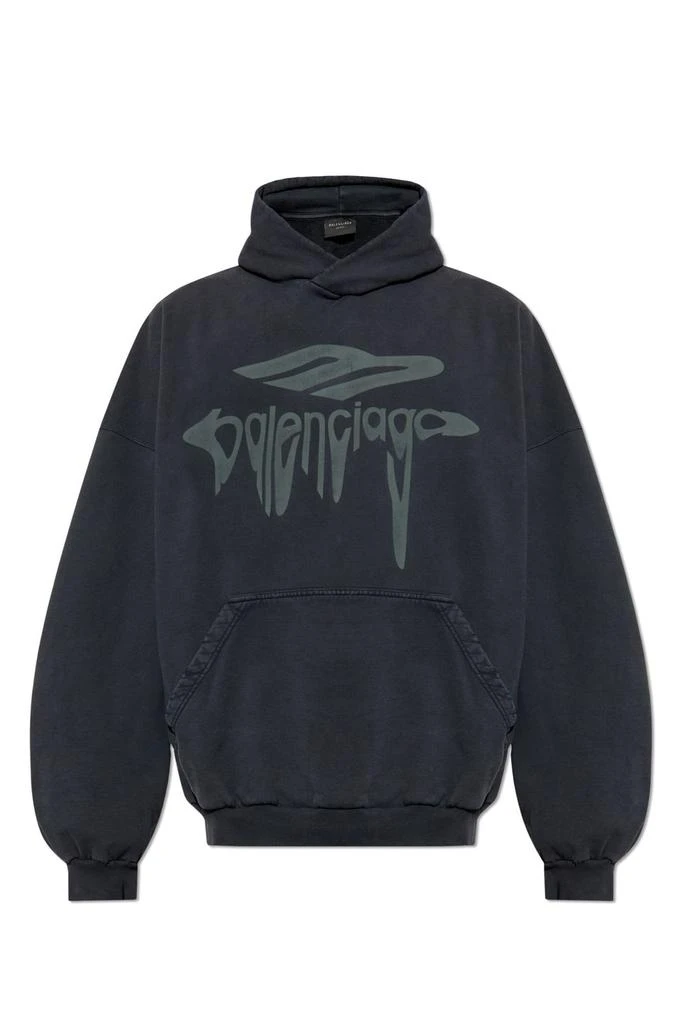 Balenciaga Balenciaga 3b Liquefied Oversized Hoodie 1