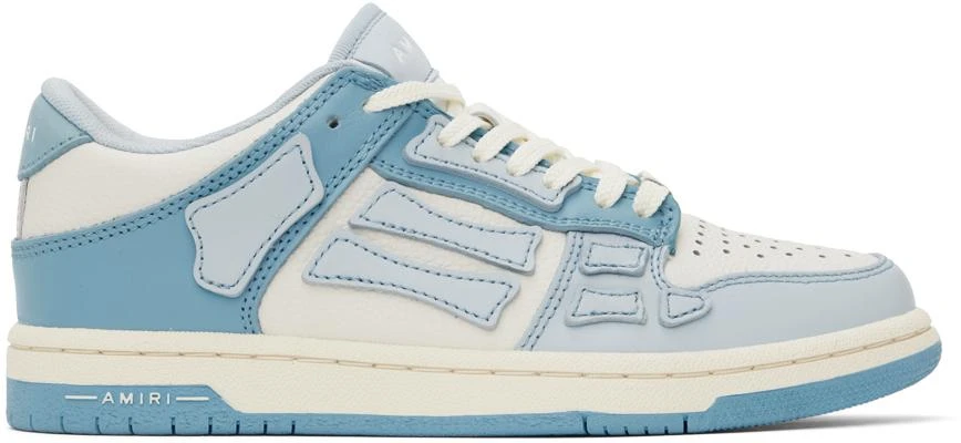 AMIRI Blue & Off-White Skel-Top Sneakers 1