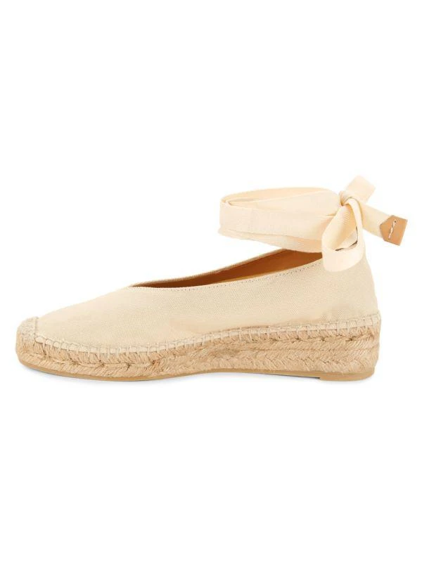 CASTAÑER Ankle Ties Canvas Espadrilles 4