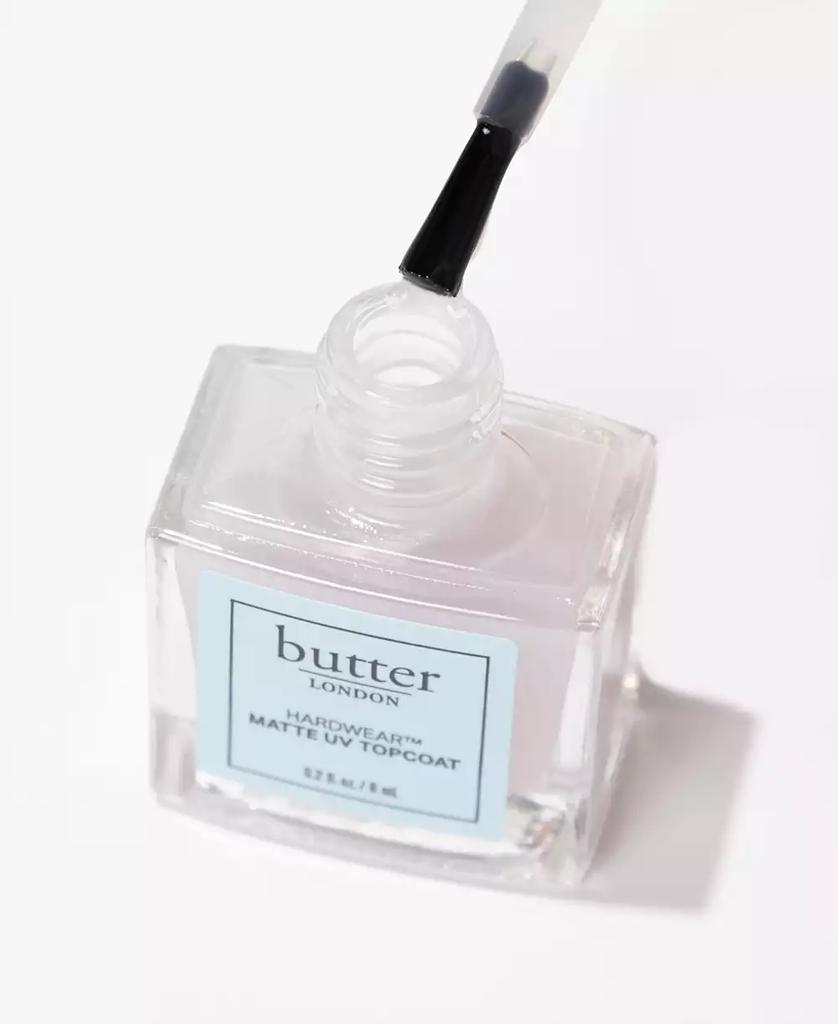 Butter LONDON Fashion Size Hardwear™ Matte UV Topcoat, 0.2 oz.