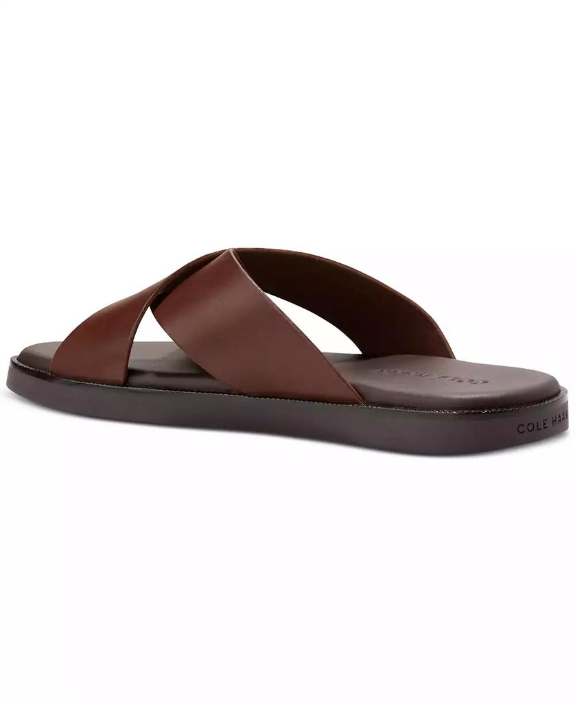 Cole Haan Men's Nantucket Cross Strap Slip-On Slide Sandals