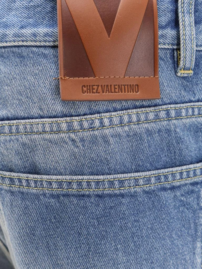Valentino Valentino Logo Patch Classic Jeans 3