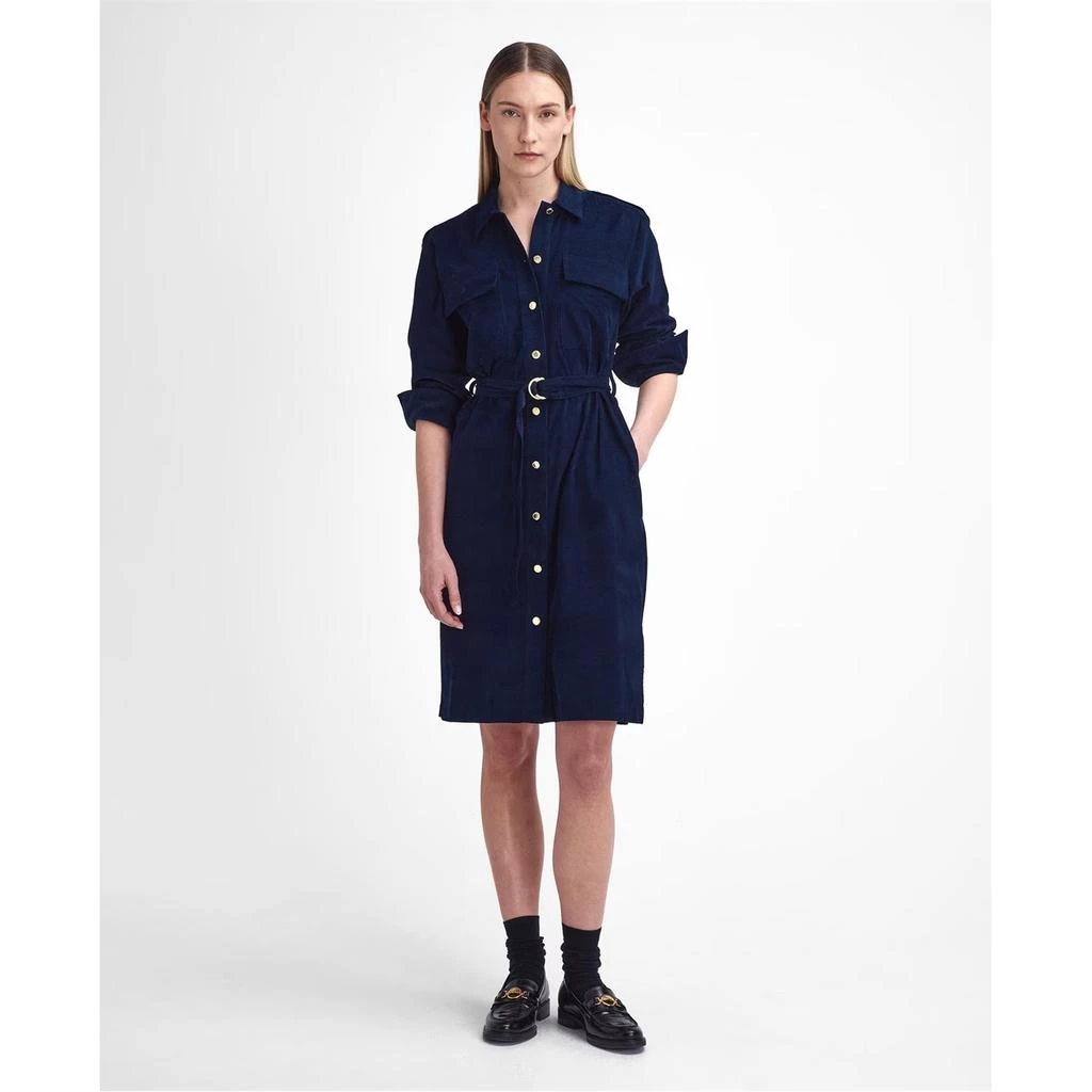 women's ruched midi dress Sadie & Sage Urban Siren Ruched Midi Dress in Brown Blue