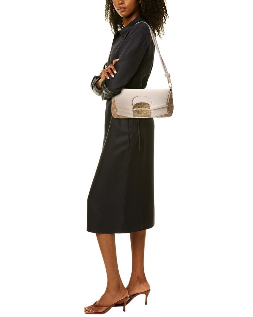 Bianca-F Fold-Over Raffia Shoulder Bag – On Sale Now with Up to 53