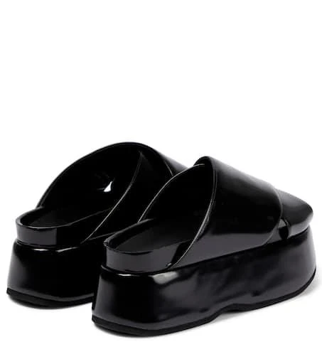 Junya Watanabe Crossover platform leather sandals 3