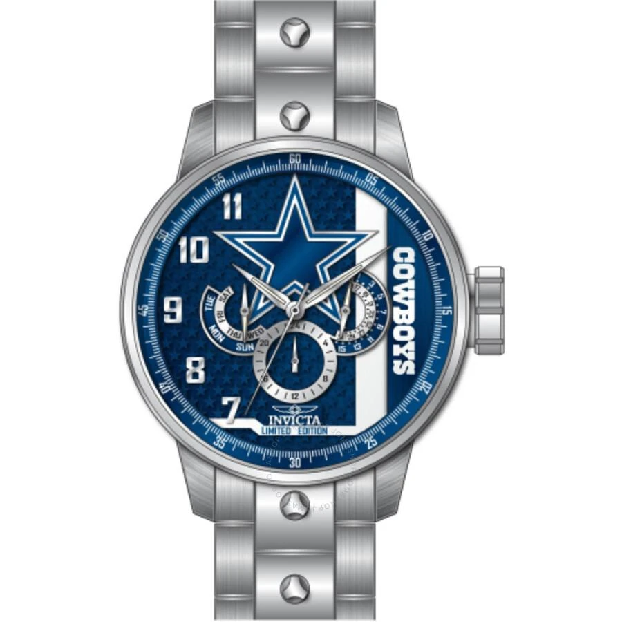 Invicta NFL Dallas Cowboys GMT Quartz Men's Watch 45124 1