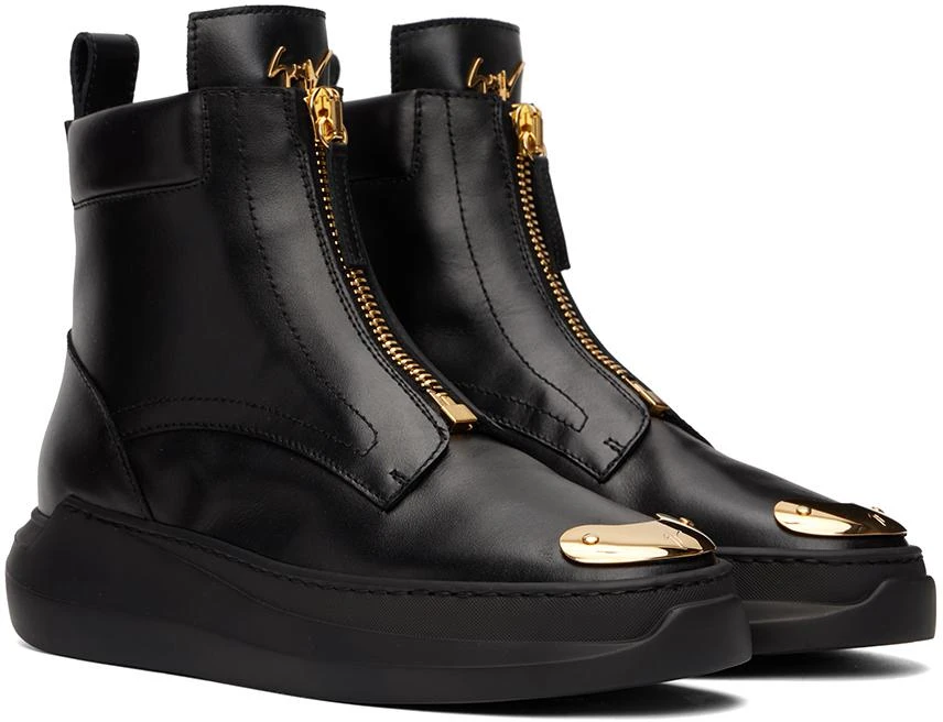 Giuseppe Zanotti Black Kashton Sneakers 4