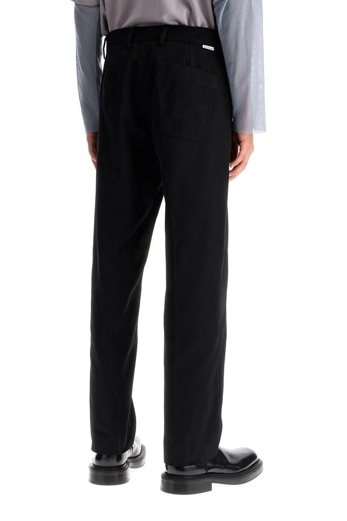 Acne Studios Straight Leg Twill Trousers In Nine Words 2