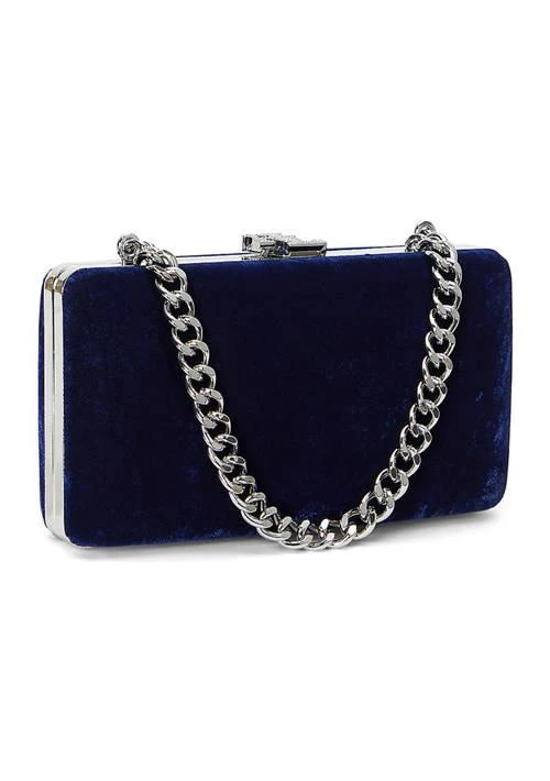 Ralph Lauren Pavé Logo Velvet Small Franki Clutch 2