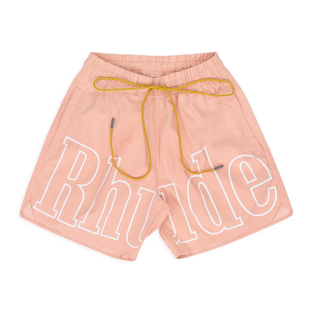 Rhude PINK LOGO SWIM TRUNKS