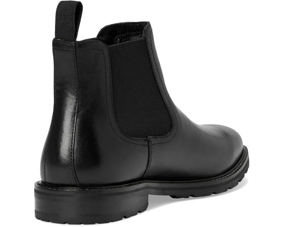 Rockport Cassius Boots Mens 6.5 Black Leather Almond Toe Slip On Chelsea ZPO2881 4