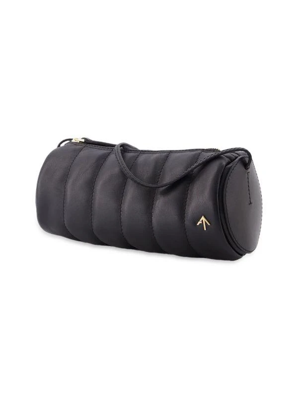 Manu Atelier Cylinder Leather Padded Shoulder Bag 3