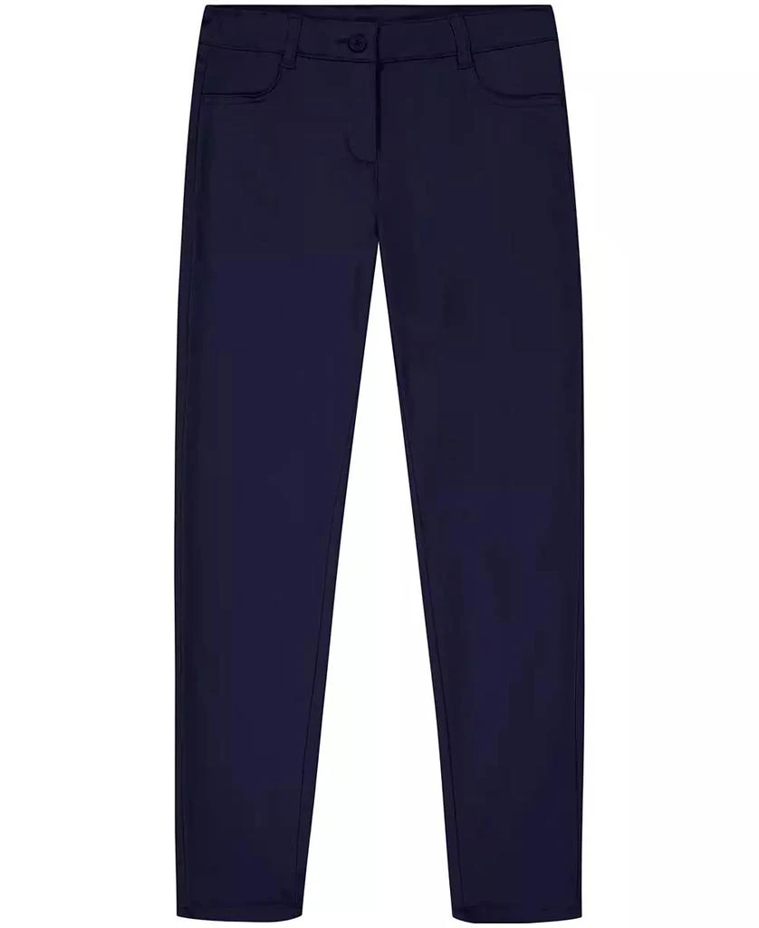 Nautica Big Girls Uniform 5 Pocket Stretch Sateen Skinny Pants 1