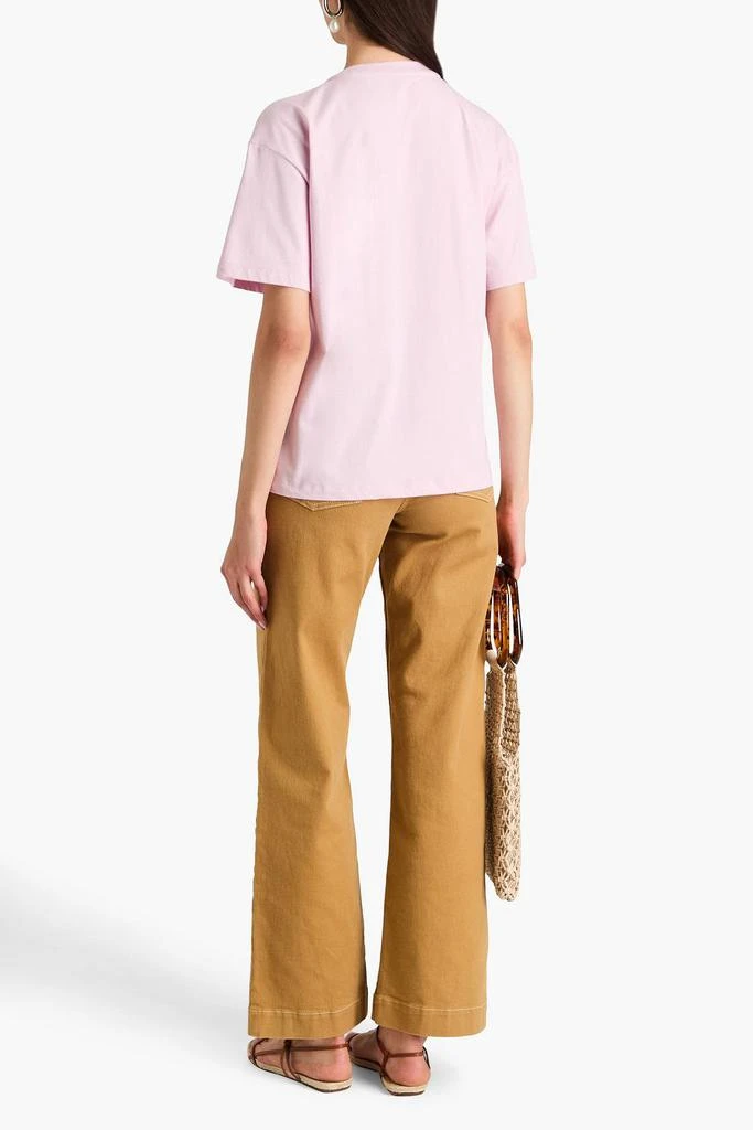Zimmermann Logo-print cotton-jersey T-shirt 3