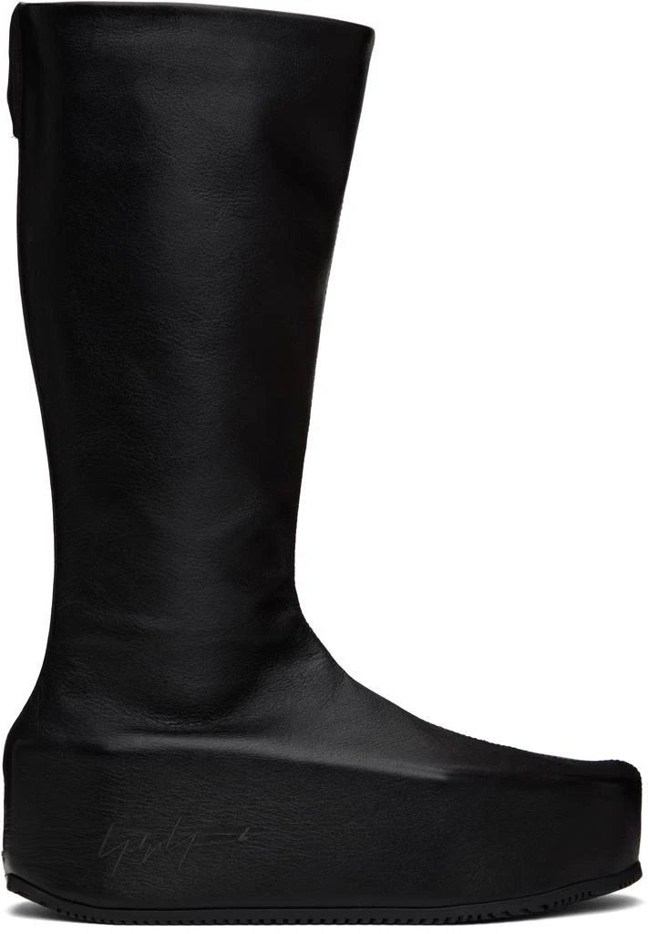 Y-3 Black Kyasu Overboot Tall Boots 1