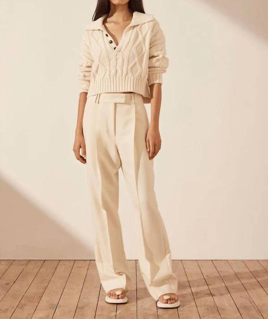 Shona Joy Shona Joy - MERCURE BUTTON UP CABLE JUMPER