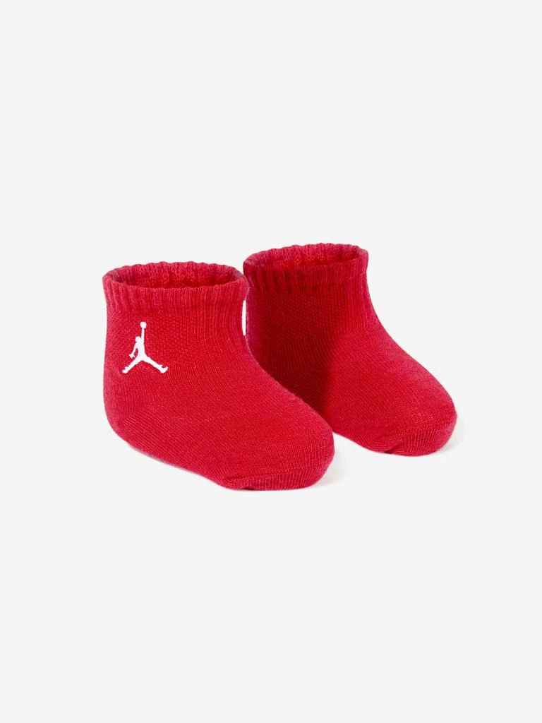 Jordan Baby MJ Baseline Bodysuit Set in Red 4