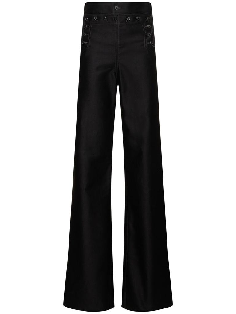 MAISON MARGIELA Herringbone cotton-tweed tapered pants